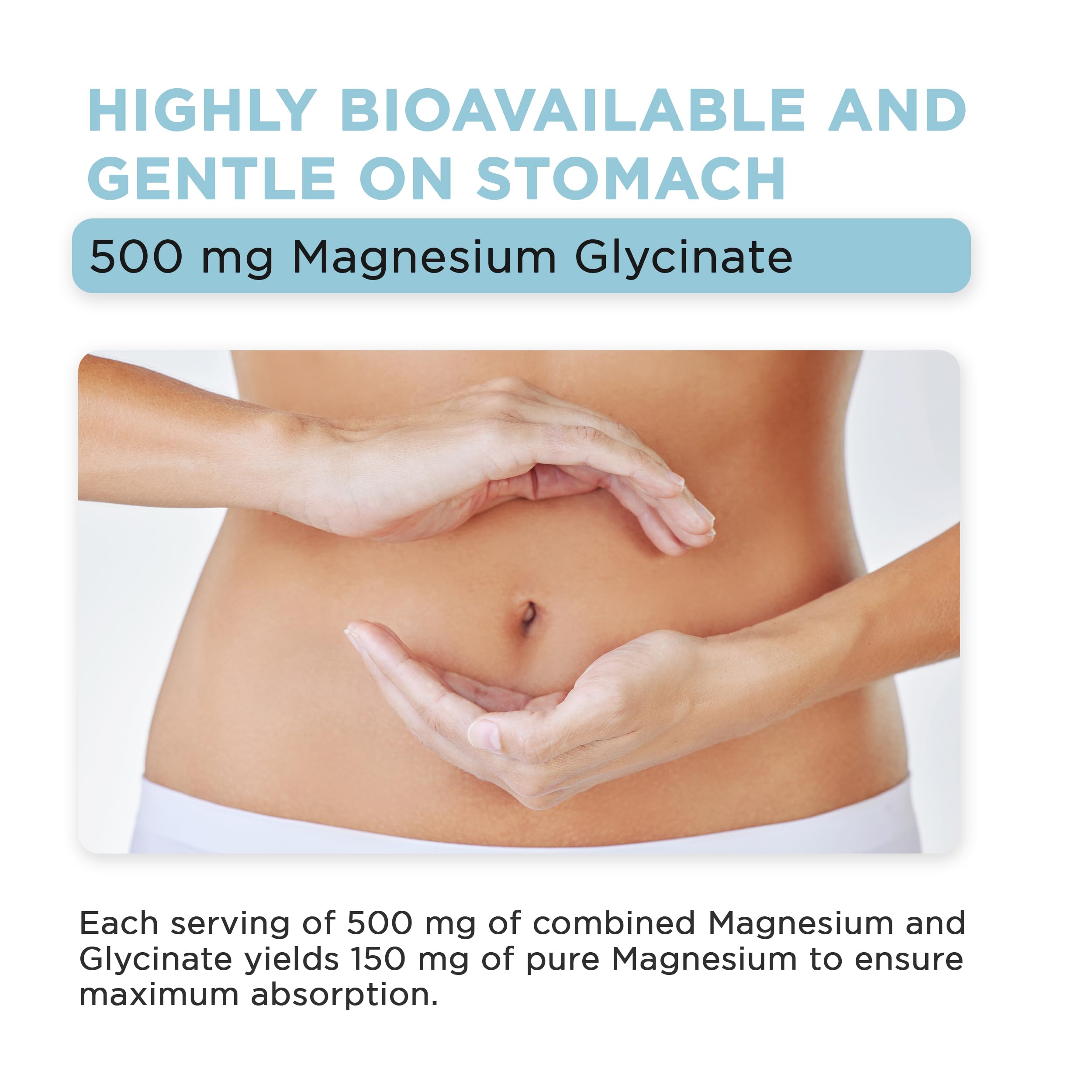 Vital Vitamins Magnesium Glycinate night-time setup hints at deeper, restful sleep
