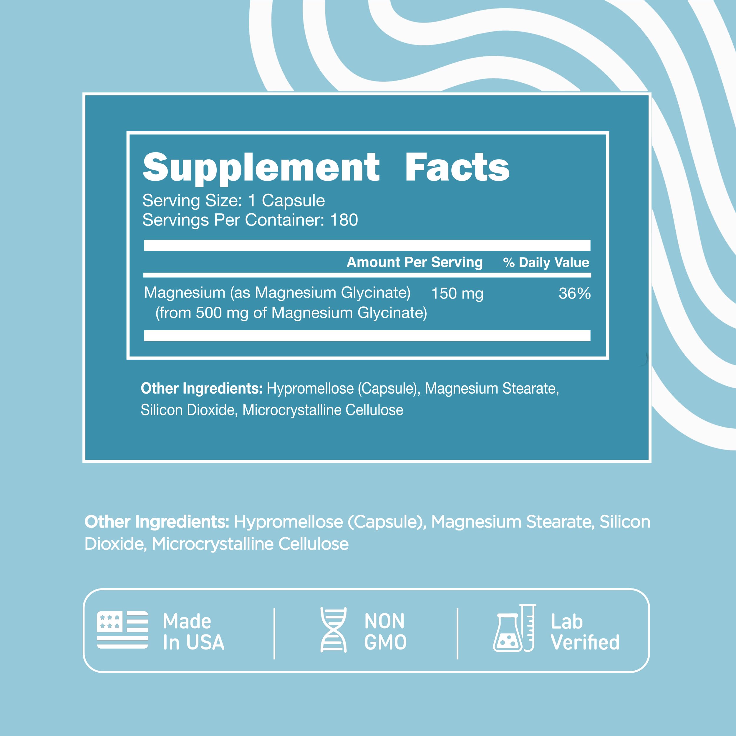 Vital Vitamins Magnesium Glycinate vegan capsules emphasize ethical, pure ingredients