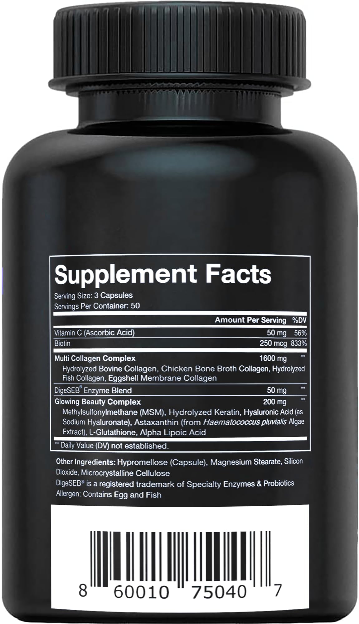 Vital Vitamins joint support with Type II collagen and hyaluronic acid