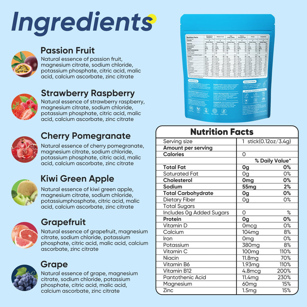 VitalHarvest strawberry raspberry packets offer refreshing hydration flavor
