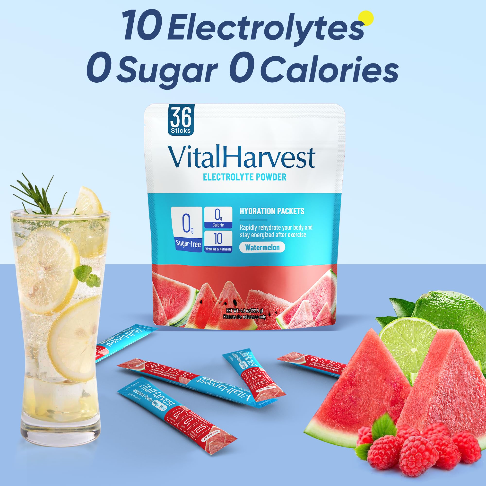 VitalHarvest Watermelon travel pack ready for workouts.