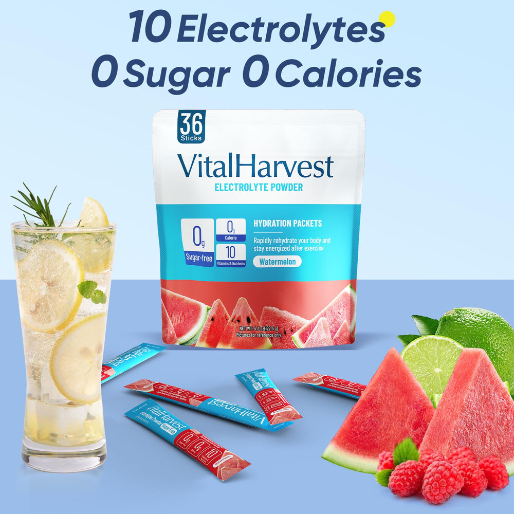VitalHarvest Watermelon travel pack ready for workouts.