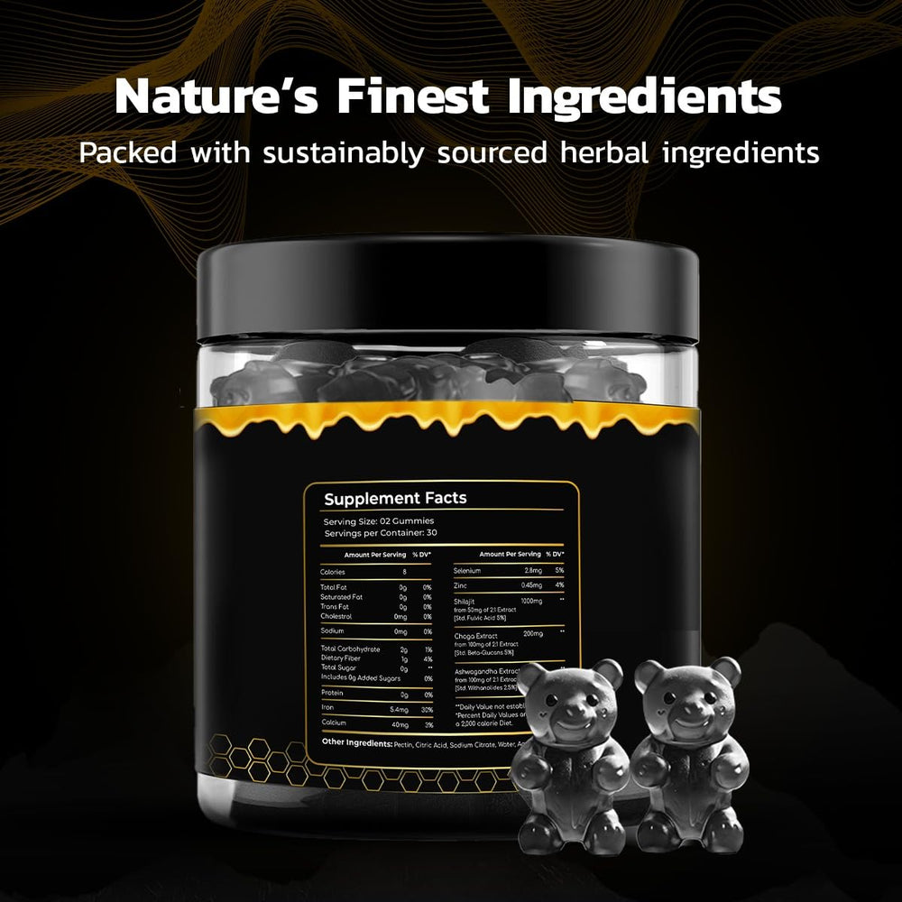 VitalHills honey-cherry flavor gummies pack showcases texture and flavor for enjoyable daily use