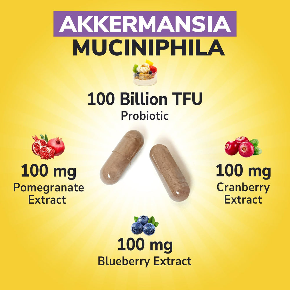 Vitalibre Cranberry extract visual with Akkermansia Probiotics suggesting antioxidant support.