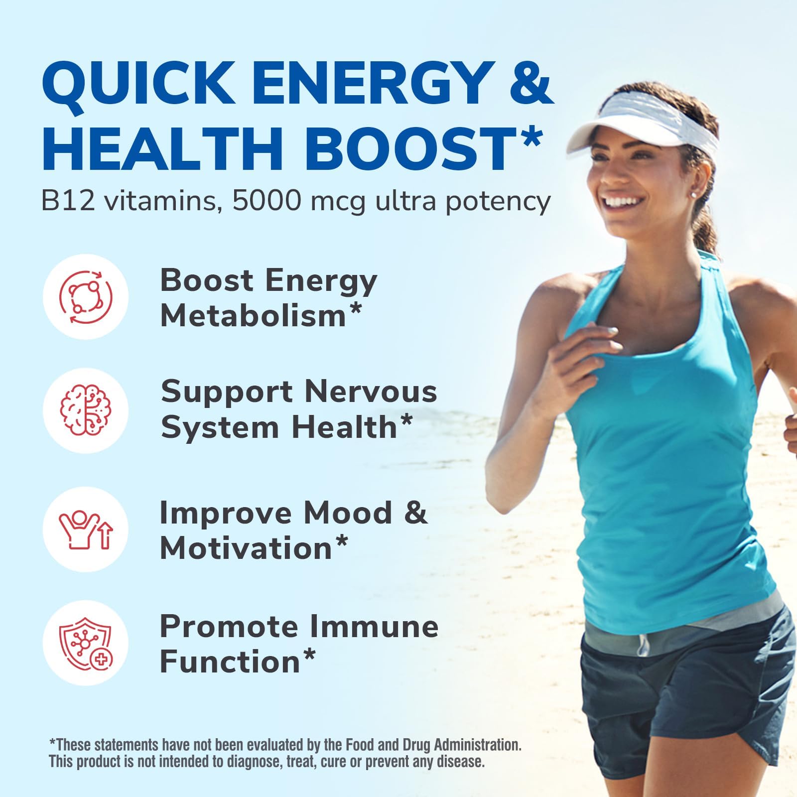Vitalibre 5000 mcg dose highlights high potency per tablet