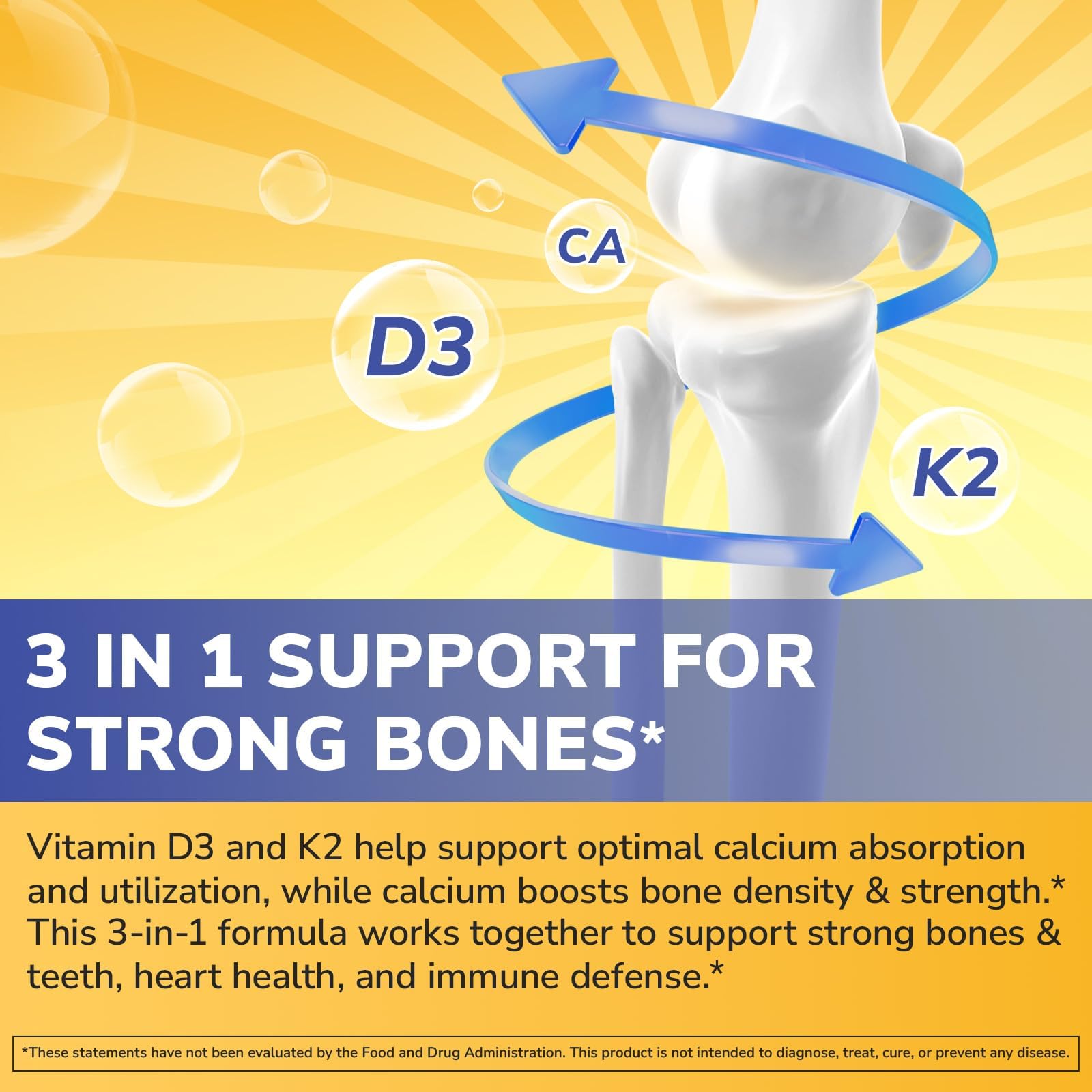 Vitalibre D3 K2 Calcium bottle label shows D3 and calcium details