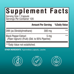 Close-up of Vitalibre DIM capsules highlighting daily use