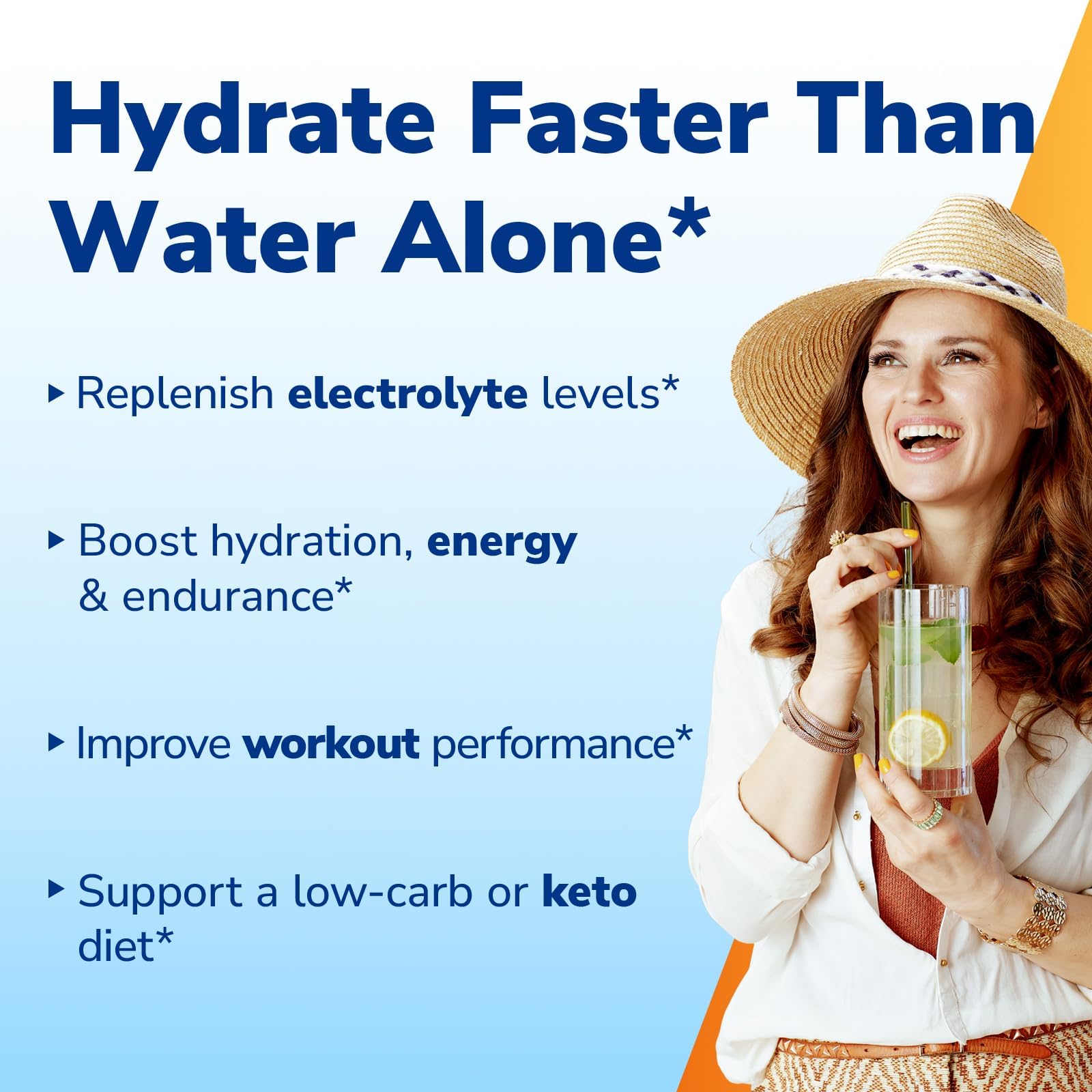 Close-up of Vitalibre electrolyte stick pack with pineapple-pear flavor