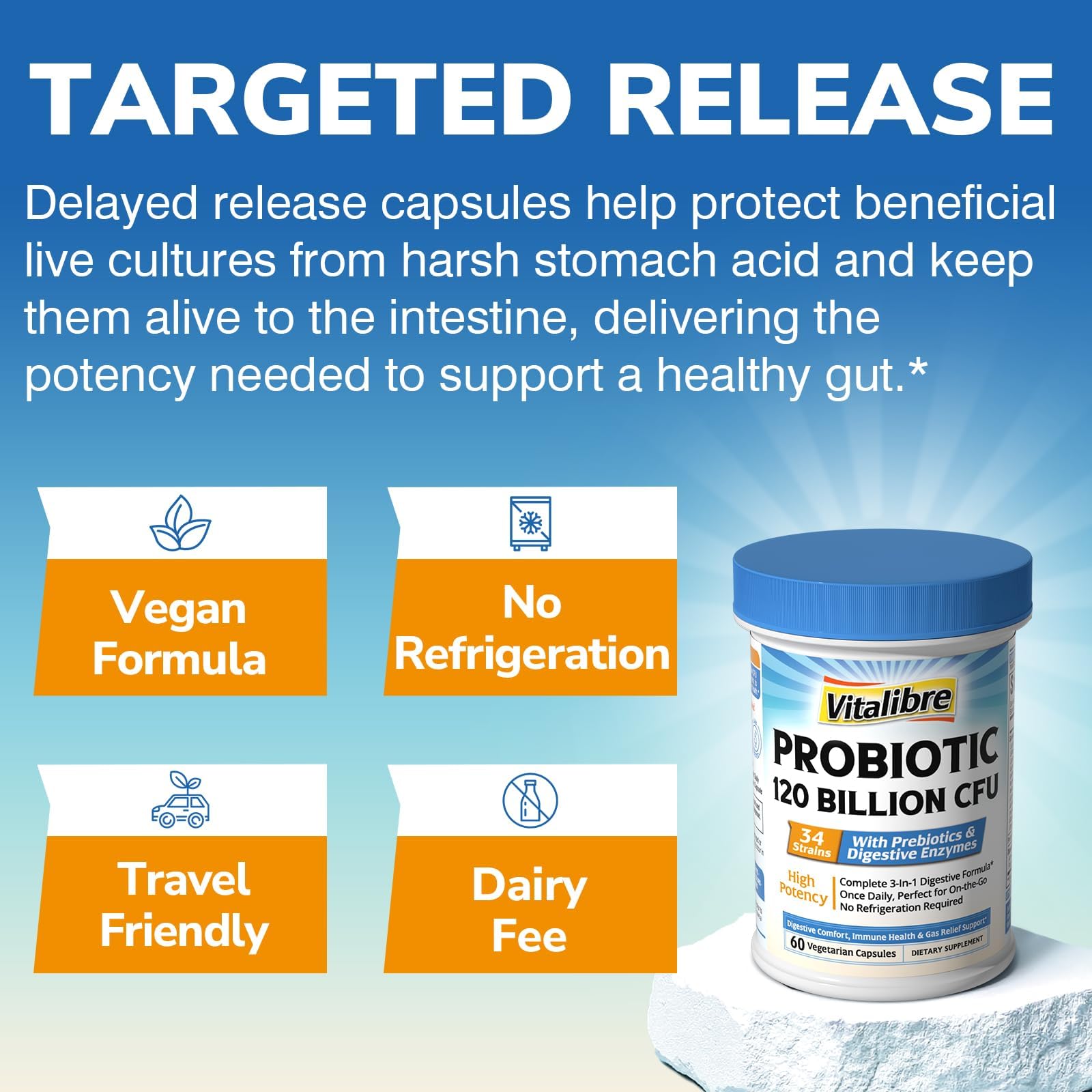 Vitalibre gluten-free label closeup confirms clean ingredients and allergen awareness