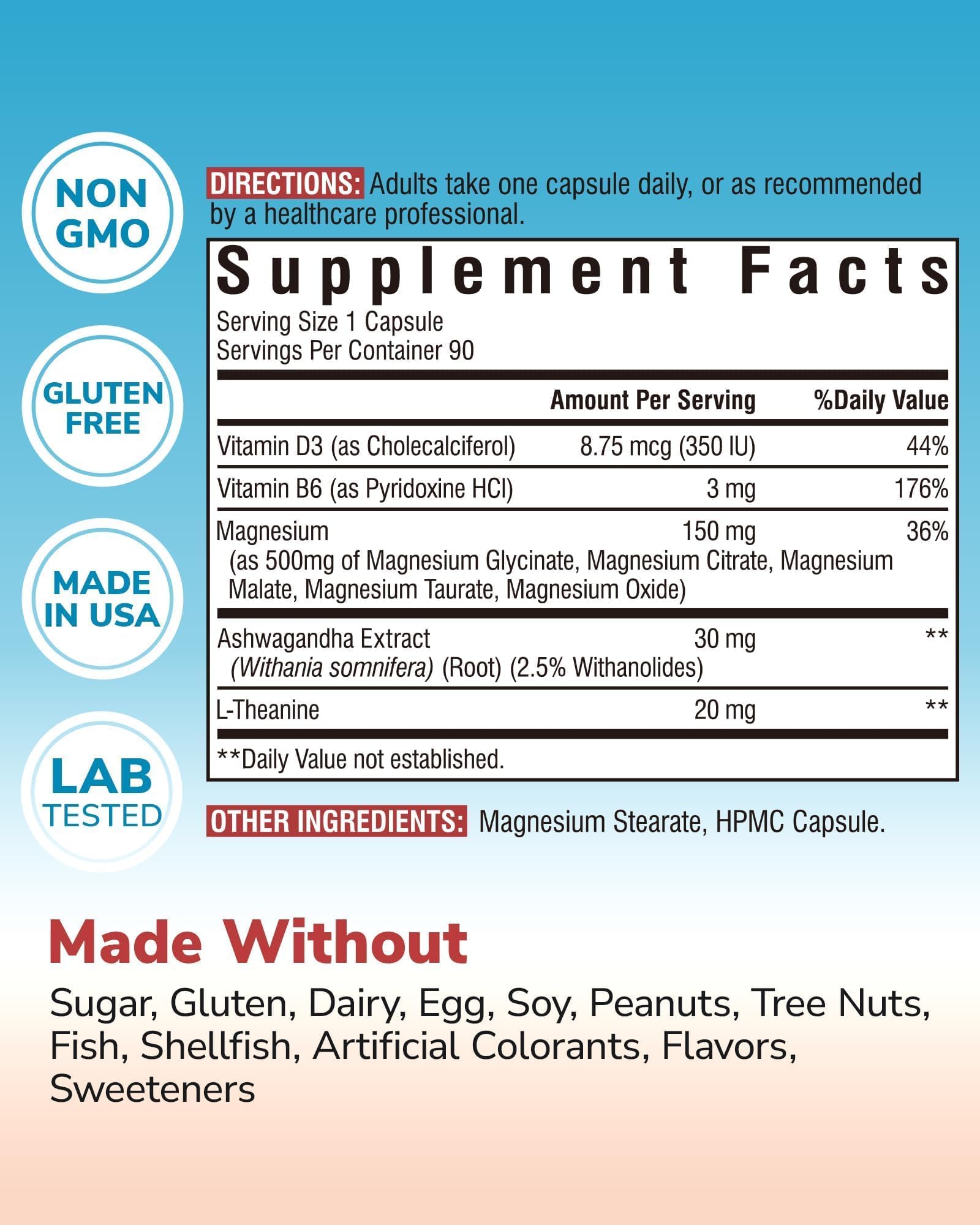 Vitalibre Magnesium Complex capsules close-up highlighting the easy-to-swallow form.