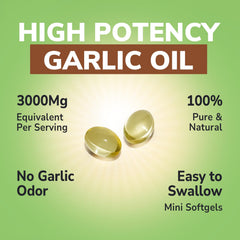 Vitalibre Odorless Garlic label detail lists 30 mg per softgel, high potency.