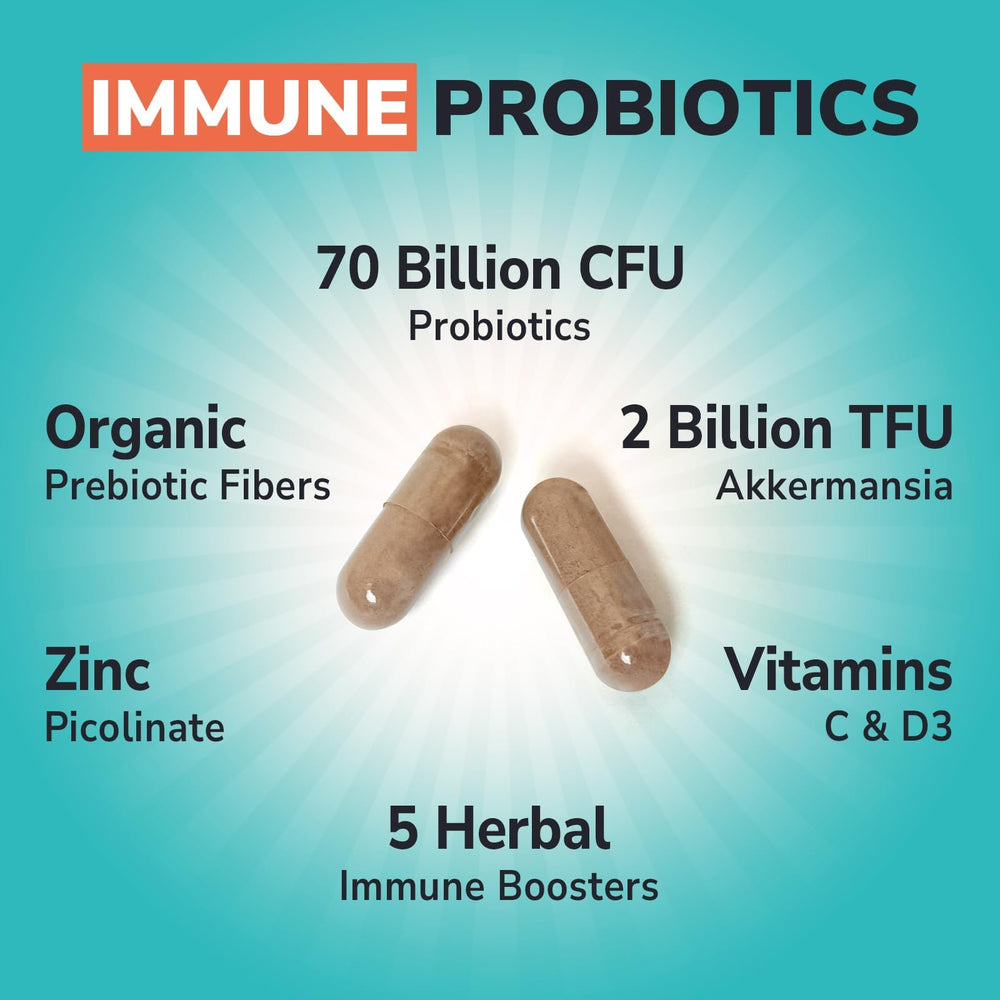 Vitalibre probiotic blend with 16 strains promotes balanced digestion.