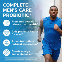 Vitalibre Probiotics for Men Saw Palmetto Cranberry bottle display urinary support.