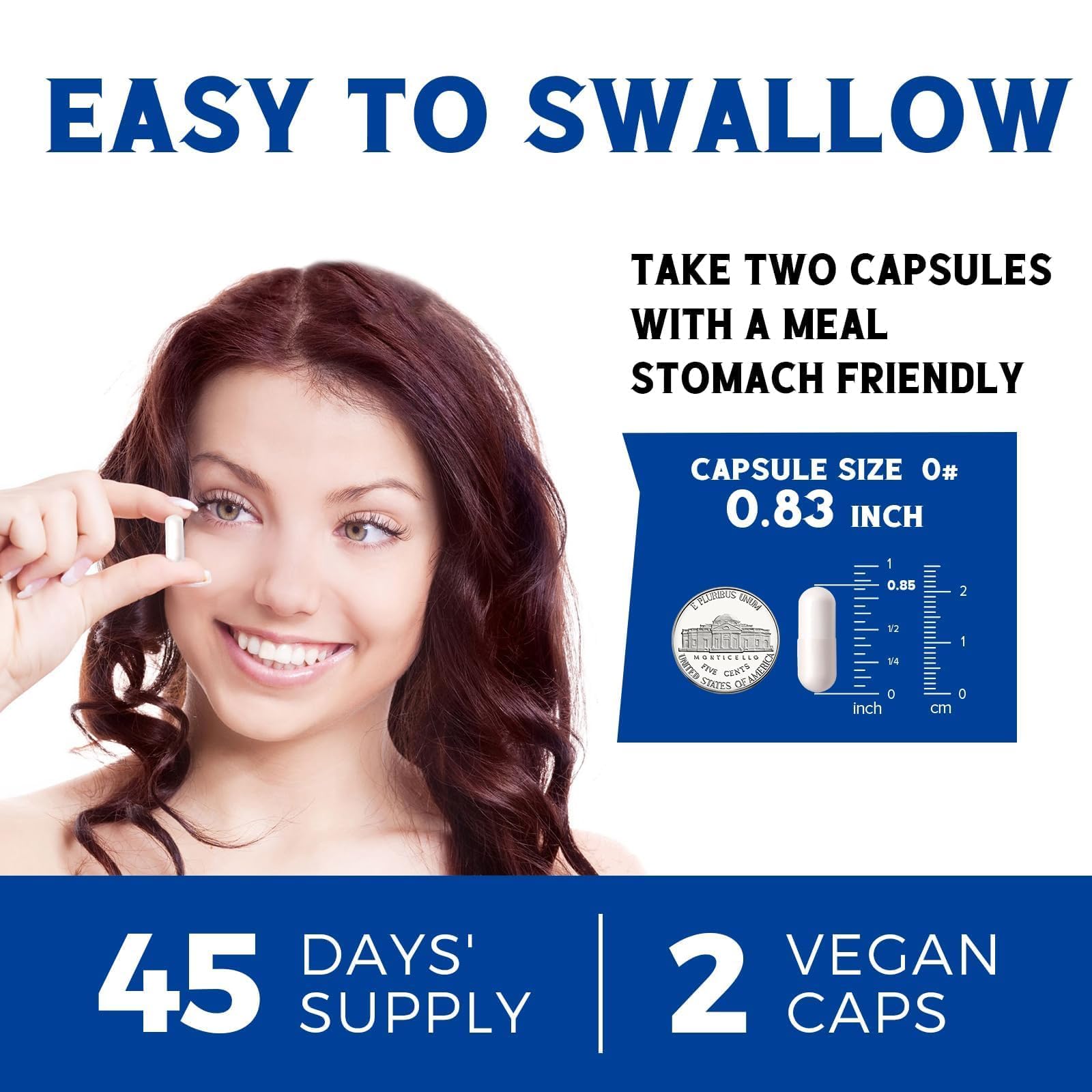 Vitalibre bottle with serving card demonstrates simple daily routine.