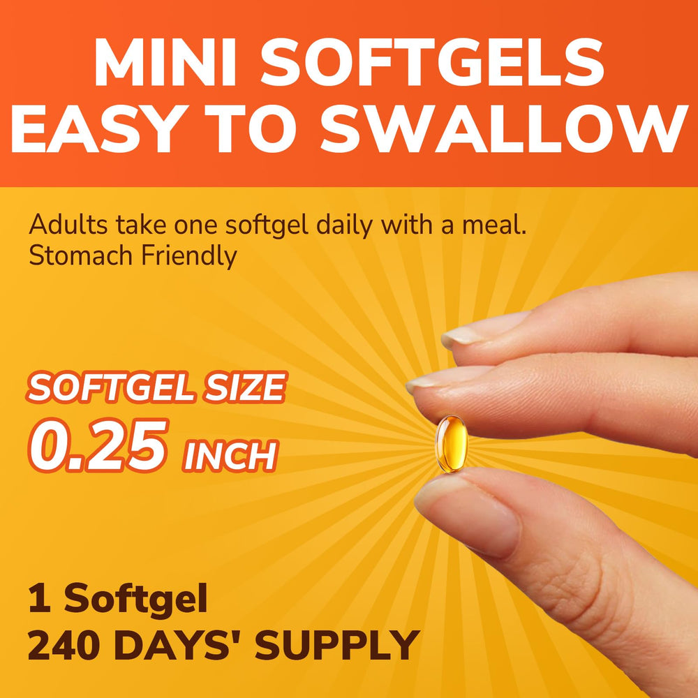 Vitalibre Vitamin D3 240-day supply bottle for long-term use
