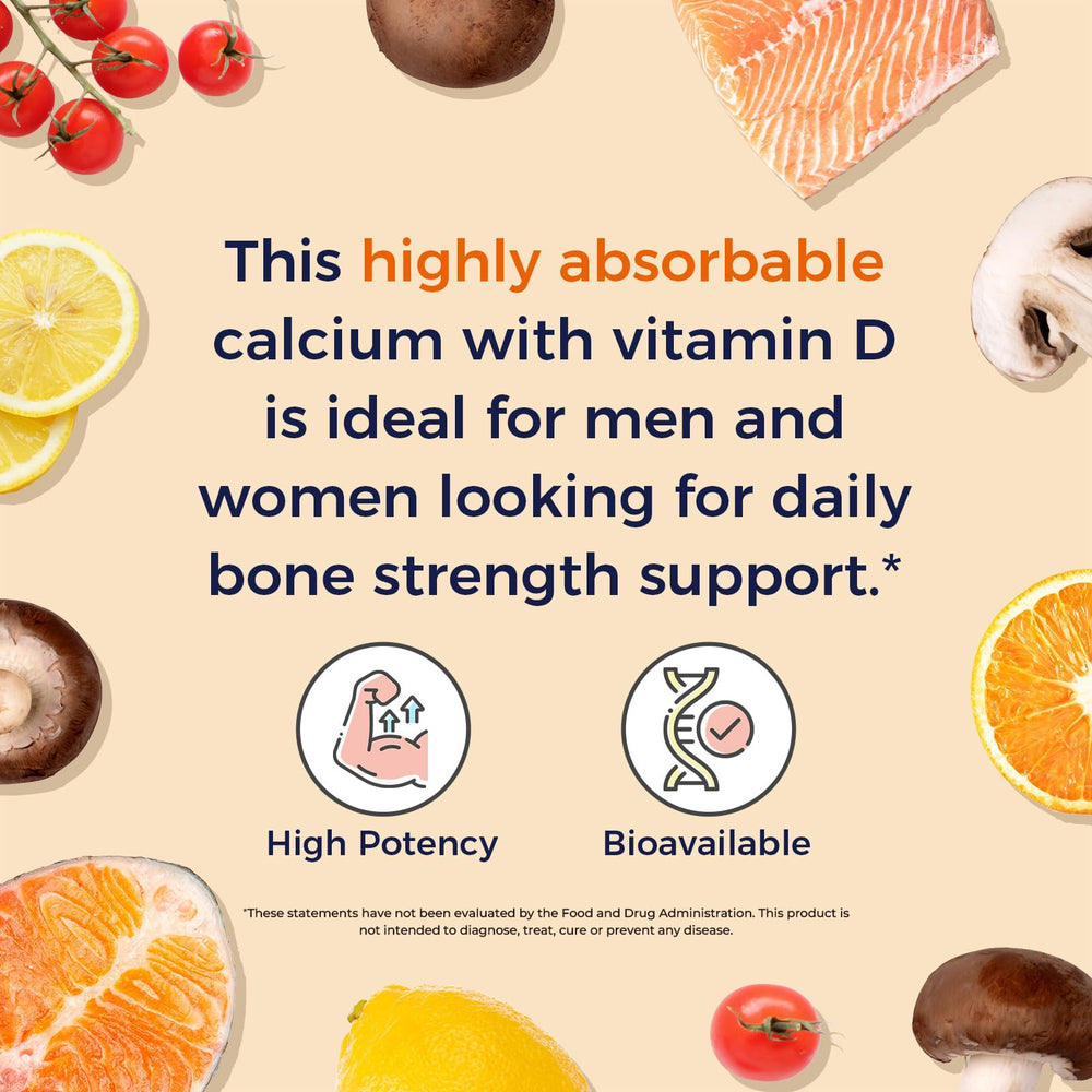 Vitalitown Calcium 1200 mg—fits into daily routine for bones.