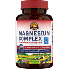 Vitalitown Magnesium Complex bottle front for daily supplementation