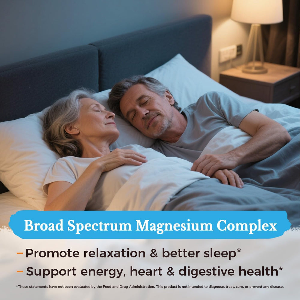 Vitalitown Magnesium Complex box packaging emphasizes purity and USA-made quality.