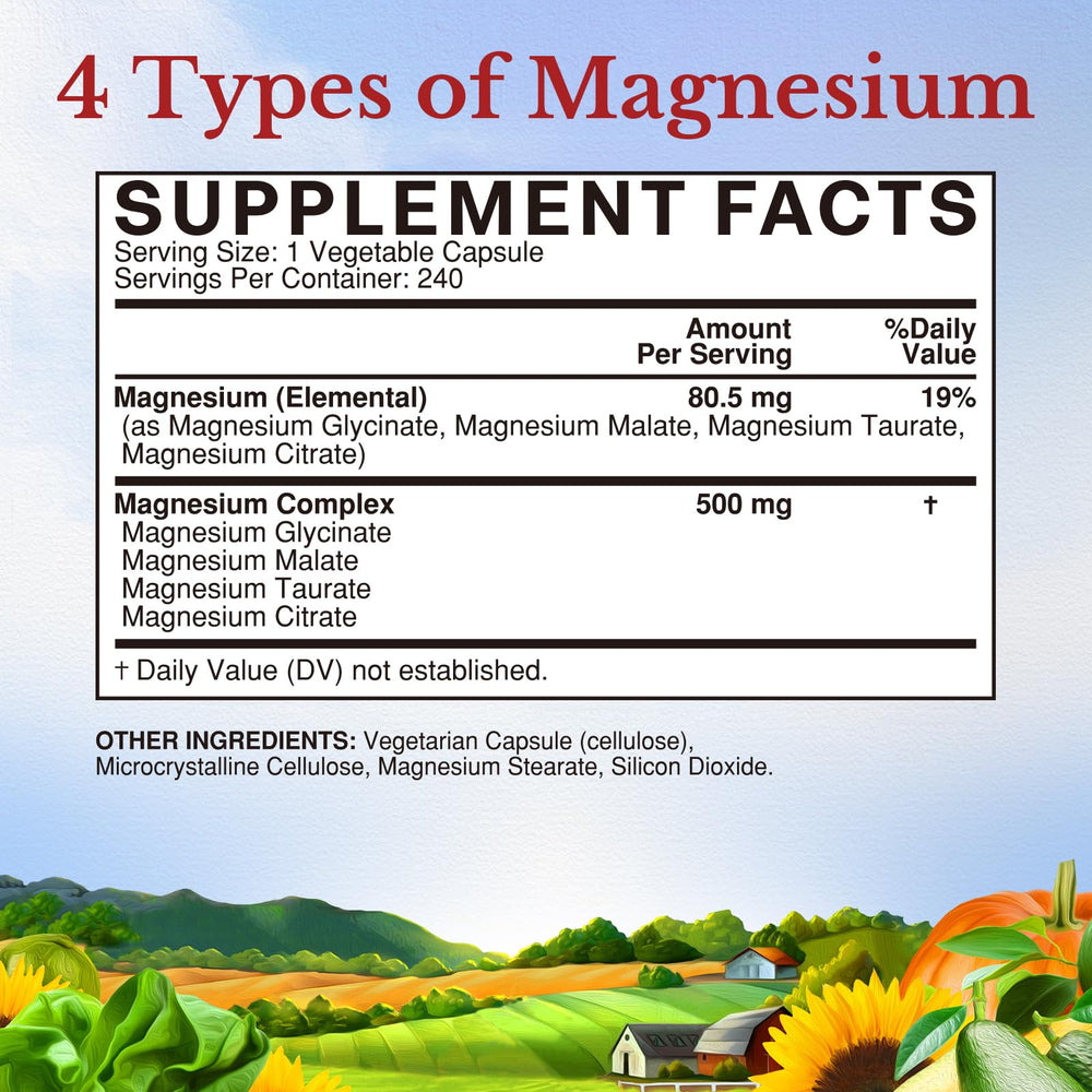 Vitalitown Magnesium Complex on a kitchen counter illustrating daily wellness routine