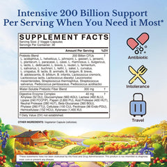 Vitalitown Probiotics 36 strains label suggests broad support for digestive wellness.