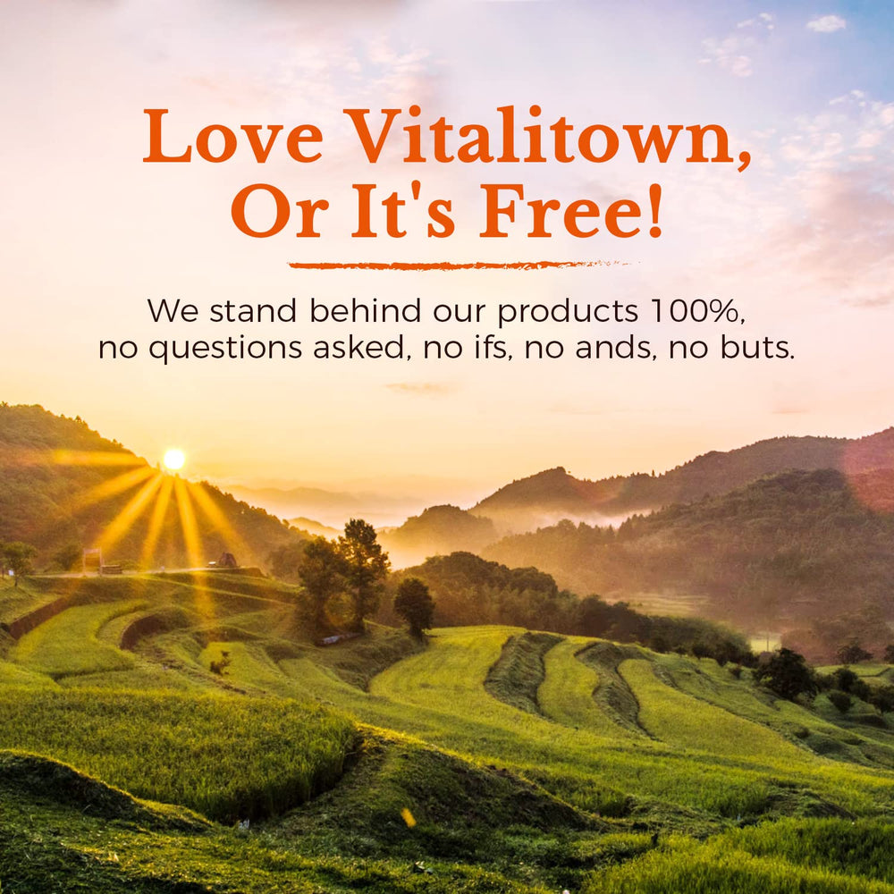 Made in USA Vitalitown probiotics bottle