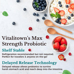 Vegan, non-GMO Vitalitown formula in bottle for clean daily use