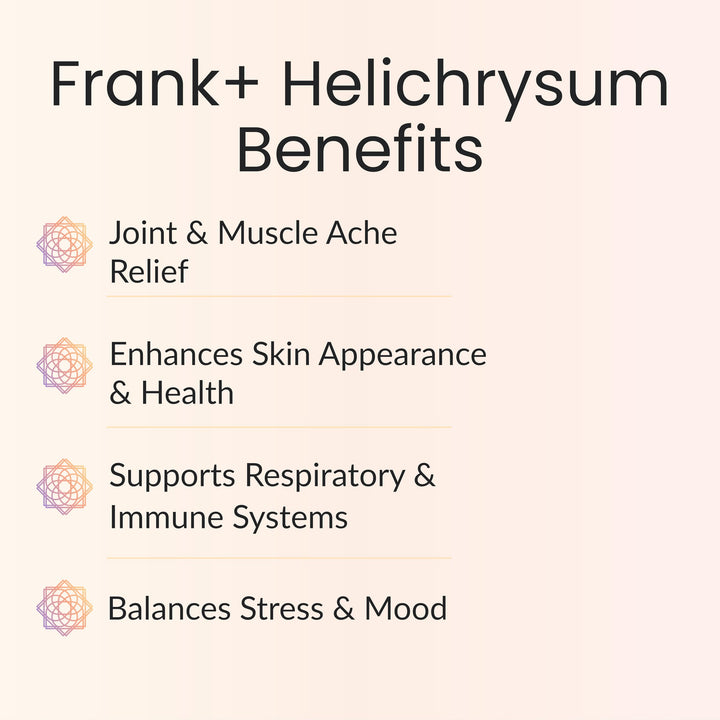 Vitality Frankincense Helichrysum spray mist on skin provides refreshing moisture