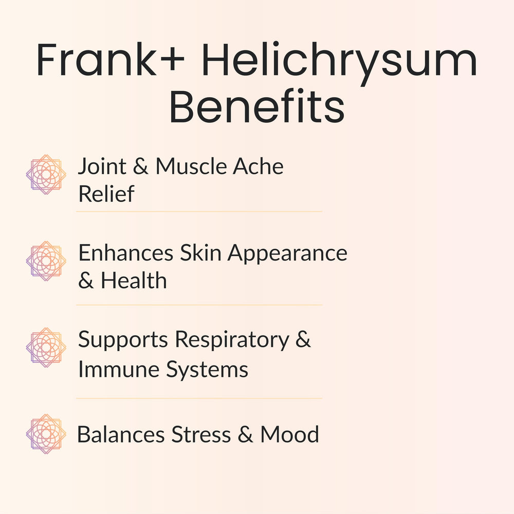 Vitality Frankincense Helichrysum spray mist on skin provides refreshing moisture