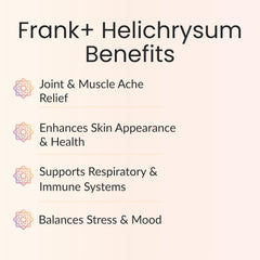 Vitality Frankincense Helichrysum spray mist on skin provides refreshing moisture