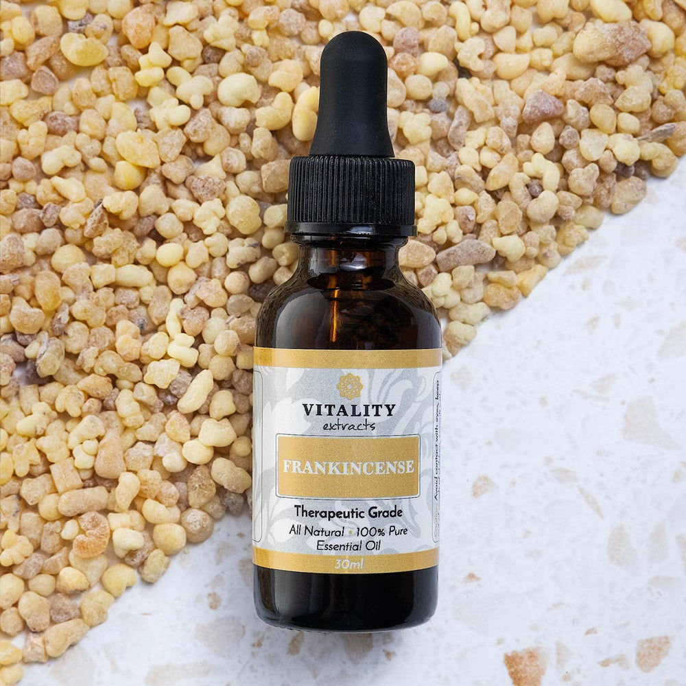 Vitality Frankincense Oil yoga routine for focus and calm.