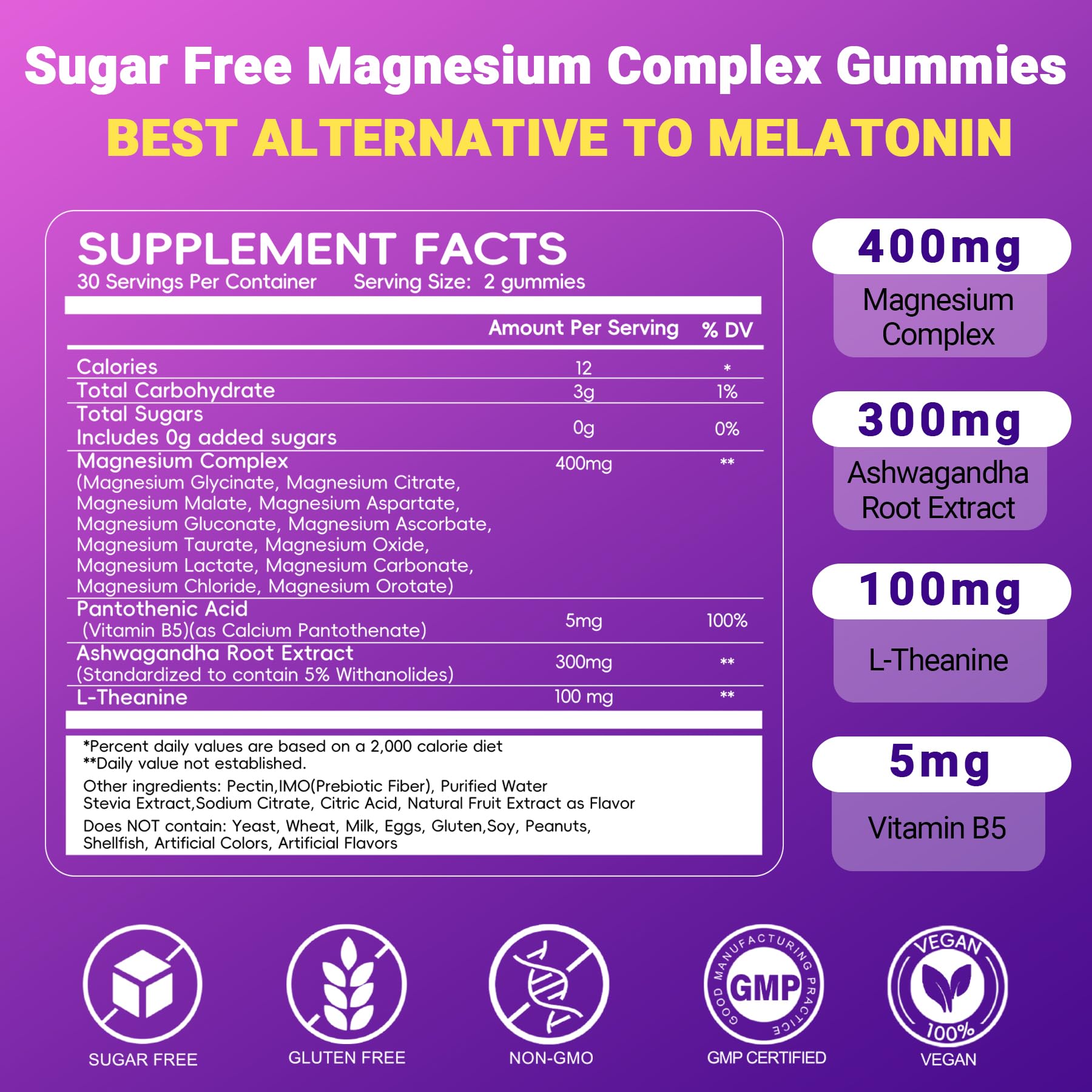 VitalityPeak vegan, pectin-based gummies jar highlights cruelty-free formula