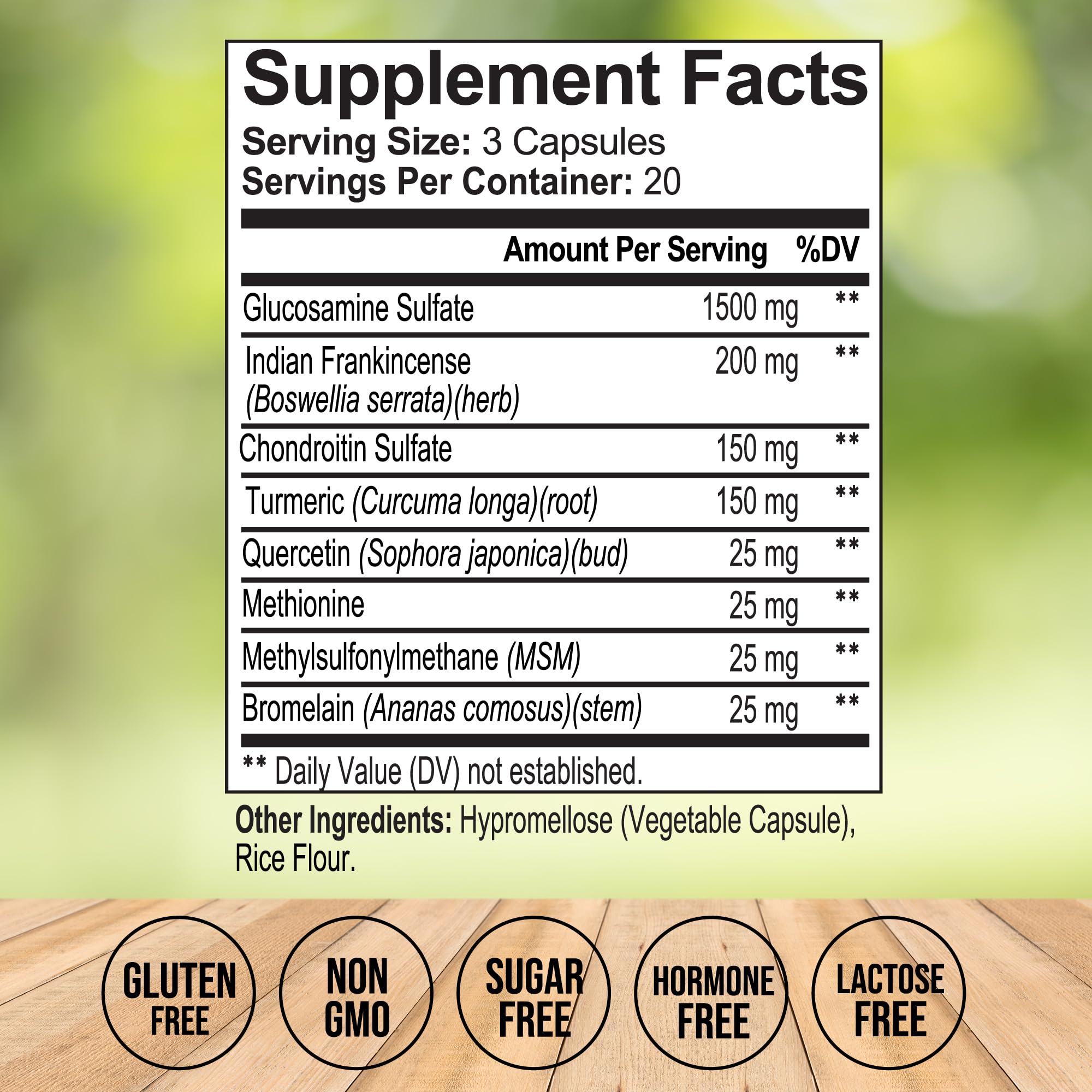 Vitalize Life capsules closeup shows easy-to-swallow plant-based capsules for daily use.