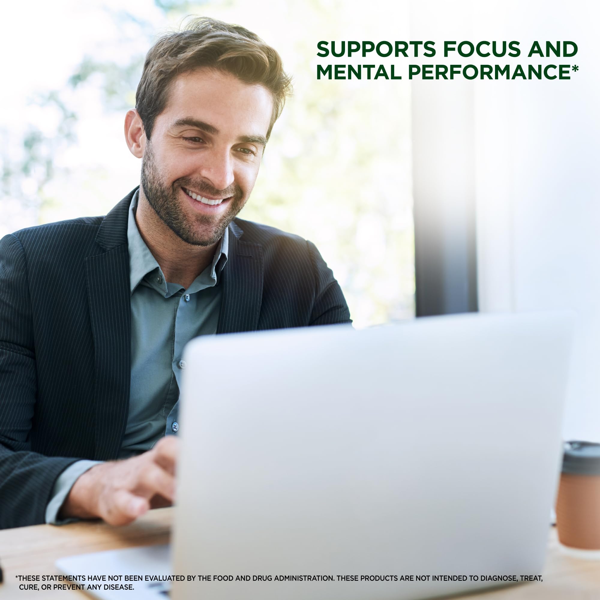 Vitalize Life Neuro Plus glass with pills communicates convenient self-care during breaks.