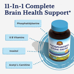 Vitalitown inositol and capsules close-up supporting learning.