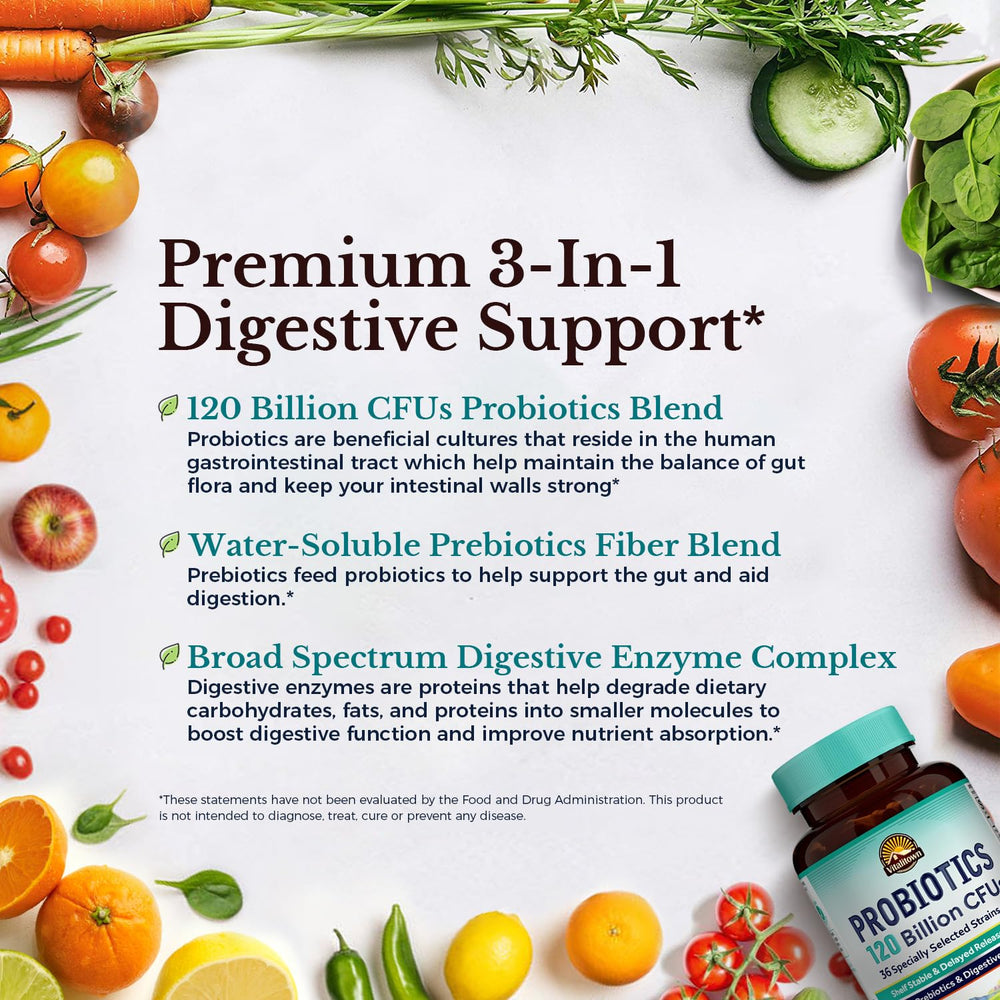 Vitalitown label closeup highlights vegan and non-GMO ingredients.