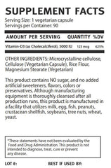 VitalRemedyMD Vitamin D3 capsules closeup highlighting easy swallowing