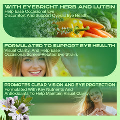 Close-up of Eyebright herb extract dropper for fast absorption.