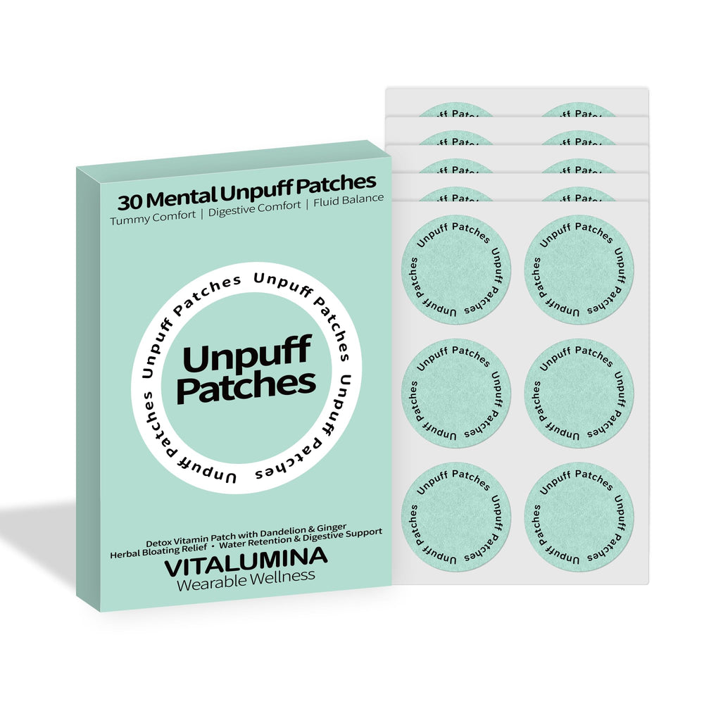 Vitalumina Unpuff Patches pack for convenient daily self-care.