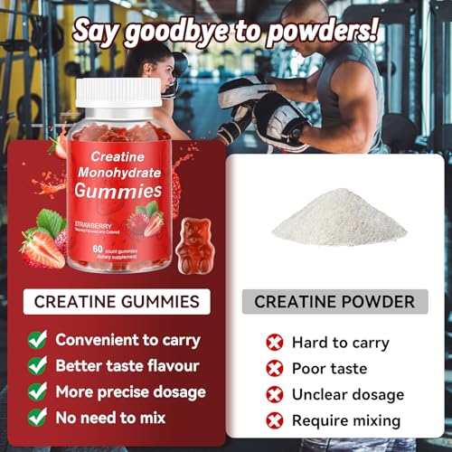 Vitaluxy Creatine Monohydrate Gummies during gym session support endurance during high-intensity training.