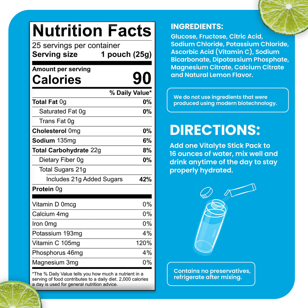 Vitalyte clean, non-GMO ingredients highlighted on packaging for health-conscious users.