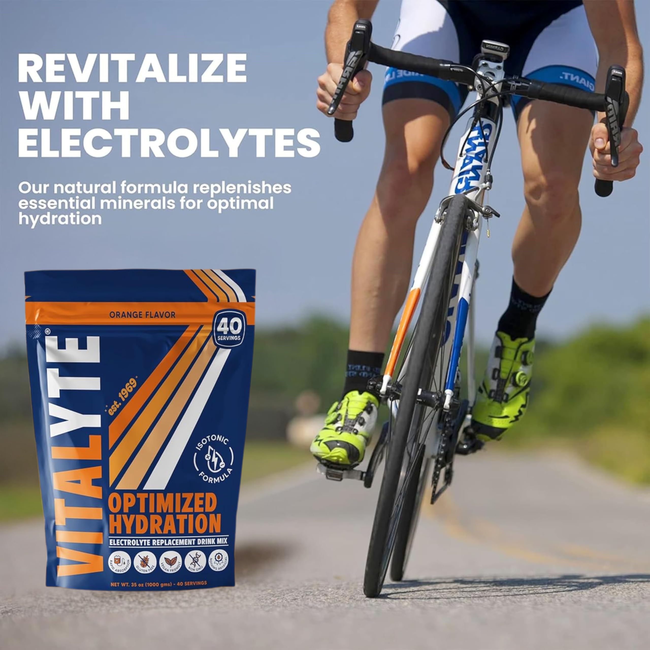 Vitalyte rapid hydration isotonic formula designed for quick absorption