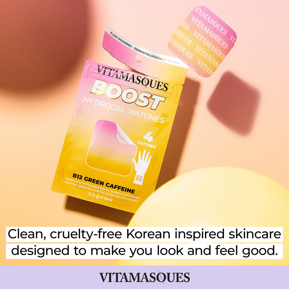 Vitamasques COQ10 and vitamins patches with C&E support mood and focus.