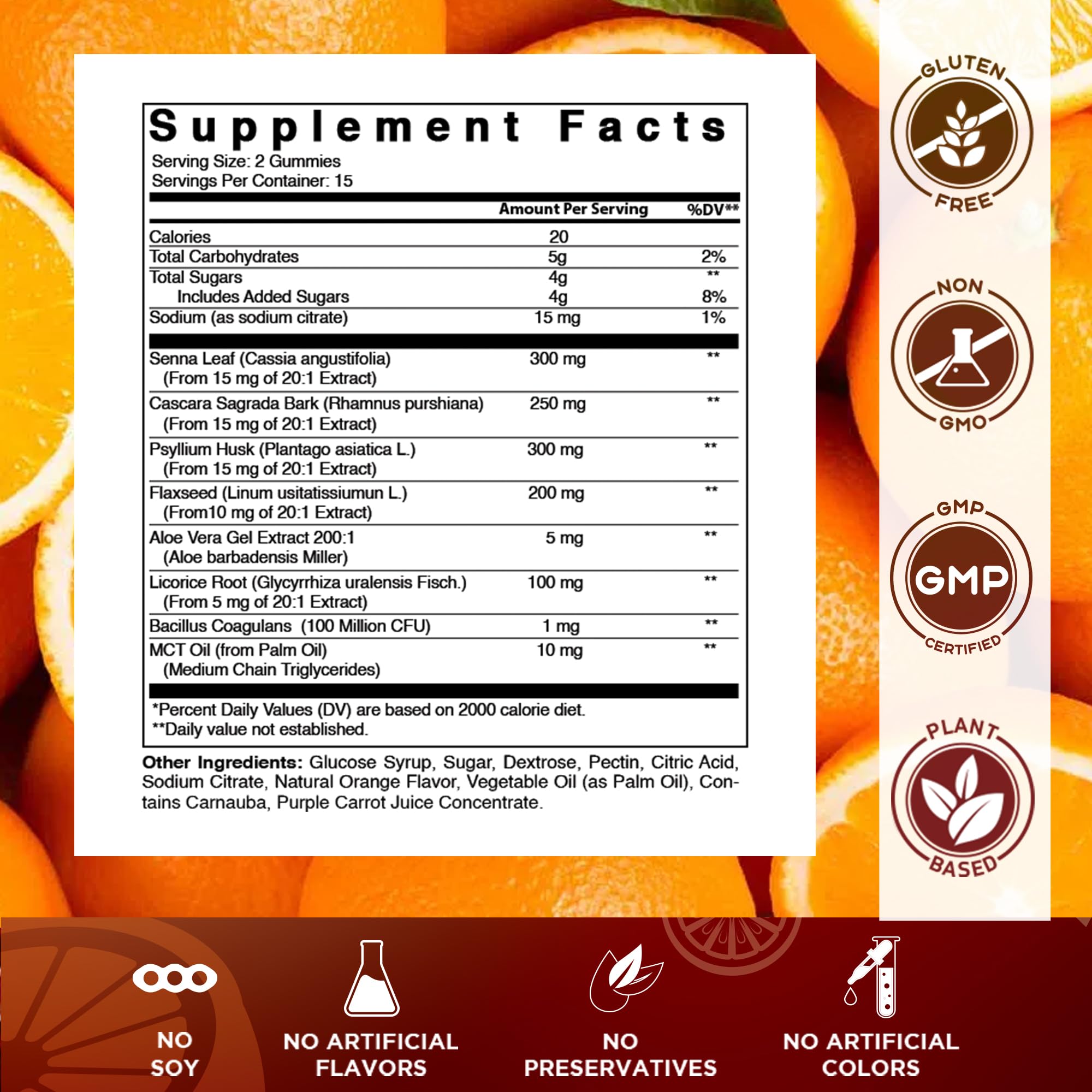 Vitamatic 15 Day Cleanse Gummies pack front highlighting convenient daily use.