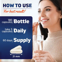 Vitamatic label shows 300 mg elemental magnesium per serving for potency