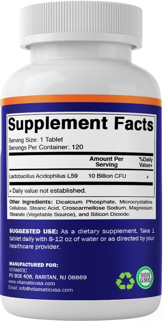 GMP certification stamp on Vitamatic packaging signaling quality