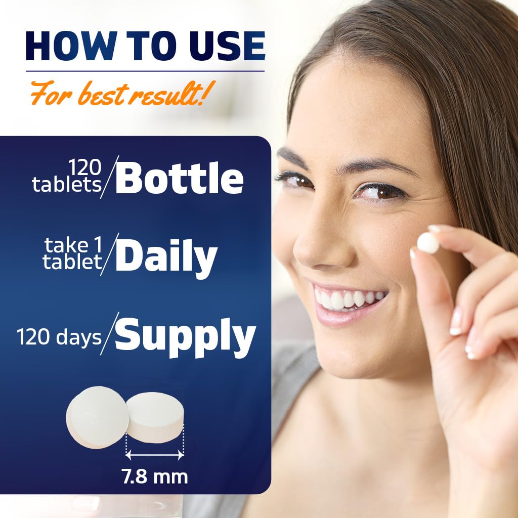 Vitamatic Acidophilus tablets daily dose designed for easy routine