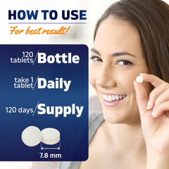 Vitamatic Acidophilus tablets daily dose designed for easy routine