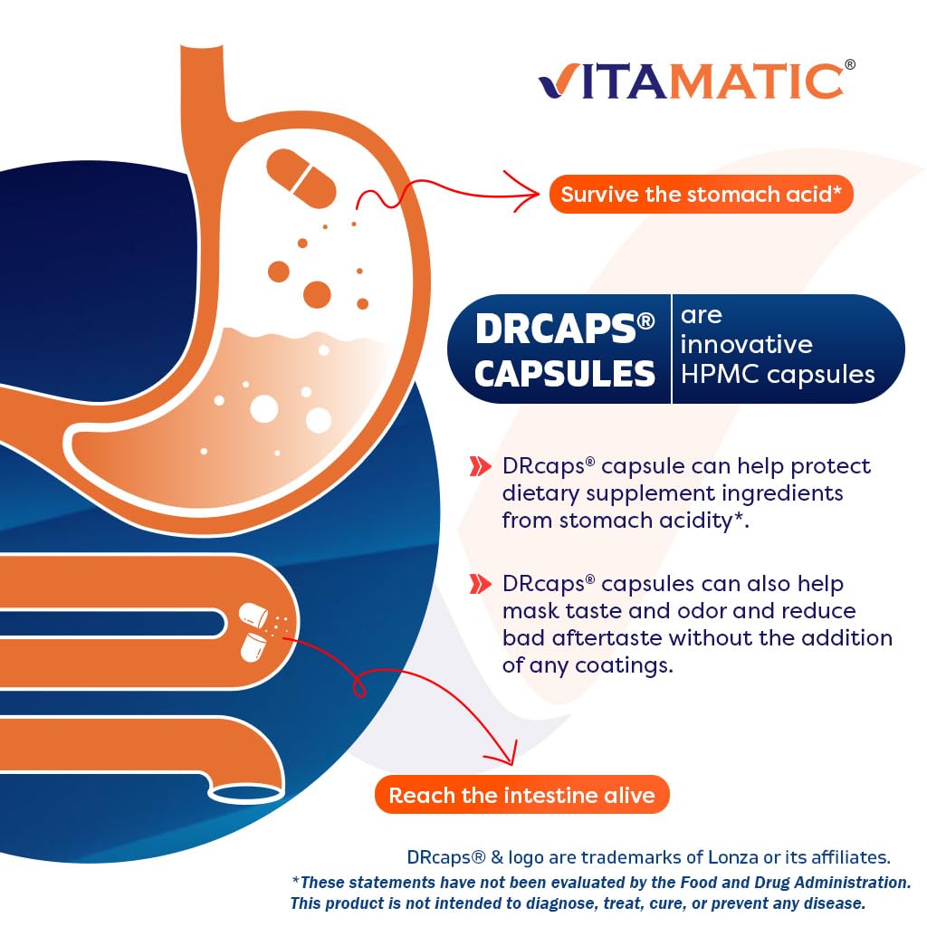 Vitamatic Allergen-free ingredients label and safe formulation.