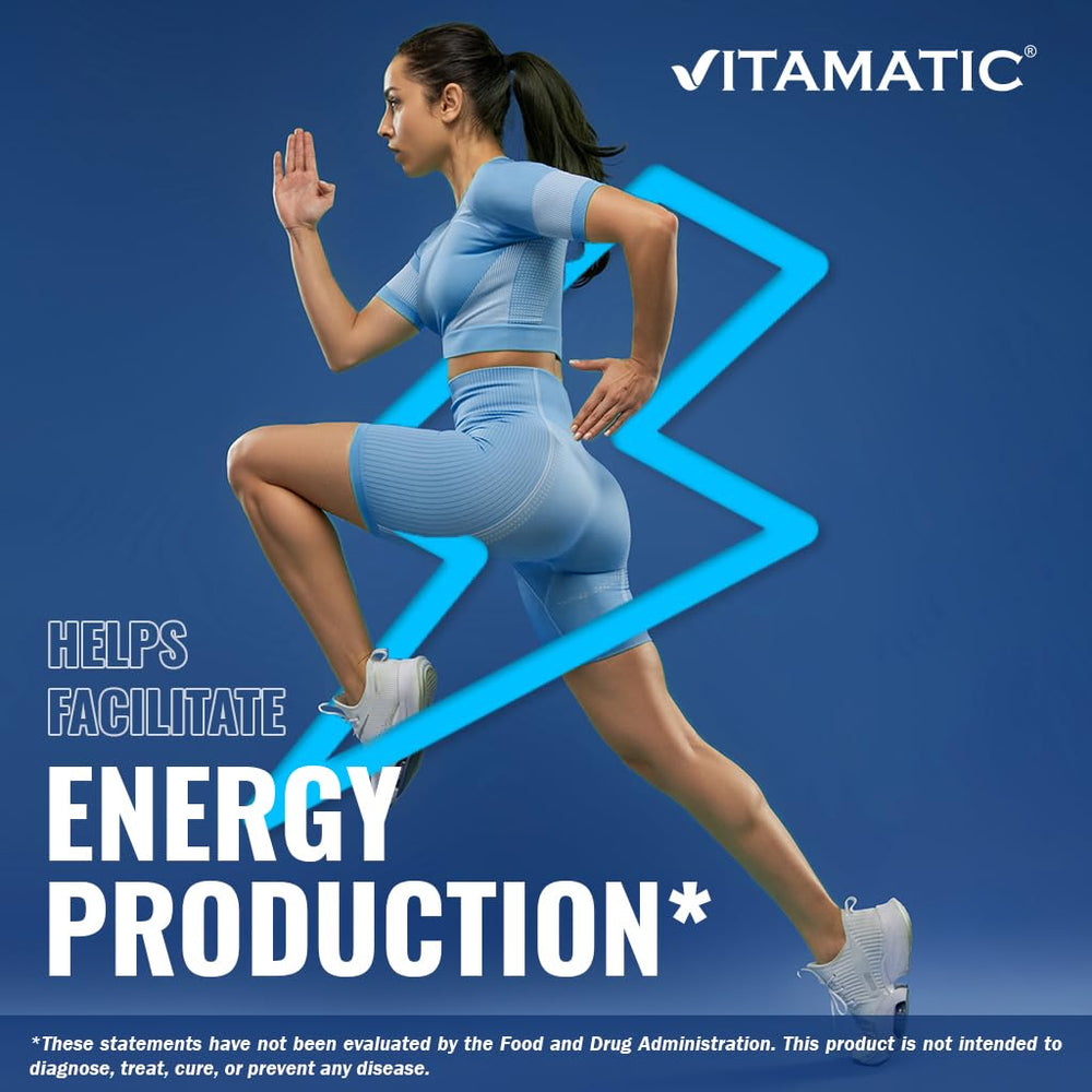 Vitamatic B12 5000 mcg, textura de disolución para experiencia suave.