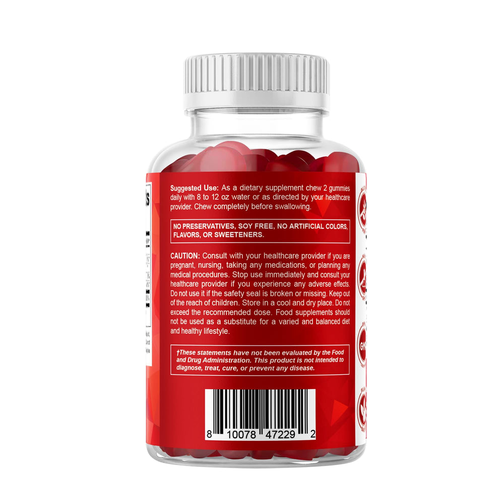Vitamatic B12 gummies on pantry shelf ready for daily use.